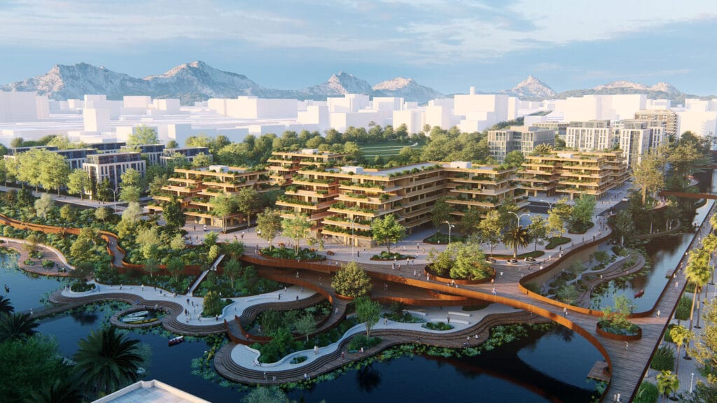 Multi Residential Areial Shot Lumion Pro 2026