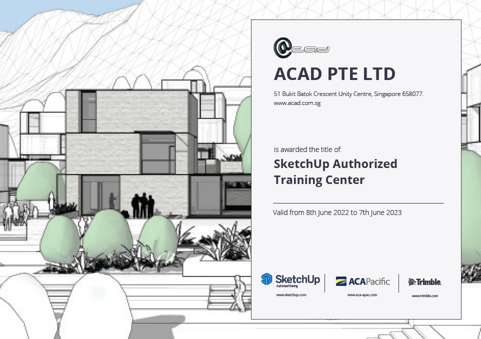 SketchUp Pro Training Certificate